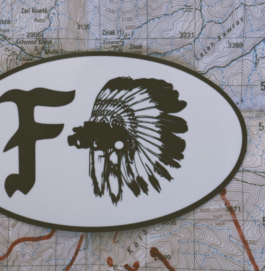 Original Forward Observations Group OG Pano Comanche Sticker Superior Defense