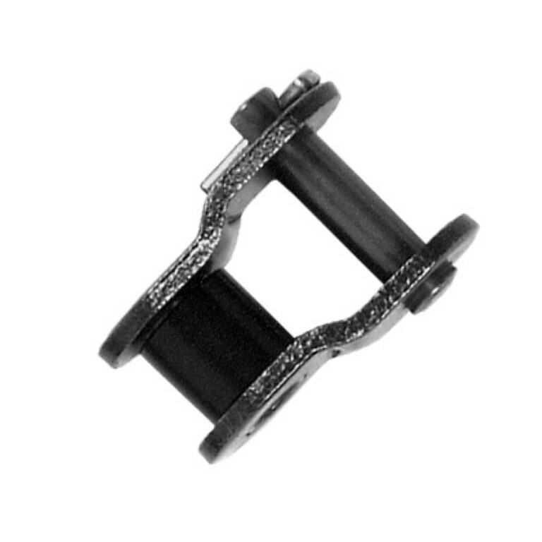 #50 Half Link Nickel Plated Roller Chain Offset 1/2" Link 5/8" Pitch Gate Slide