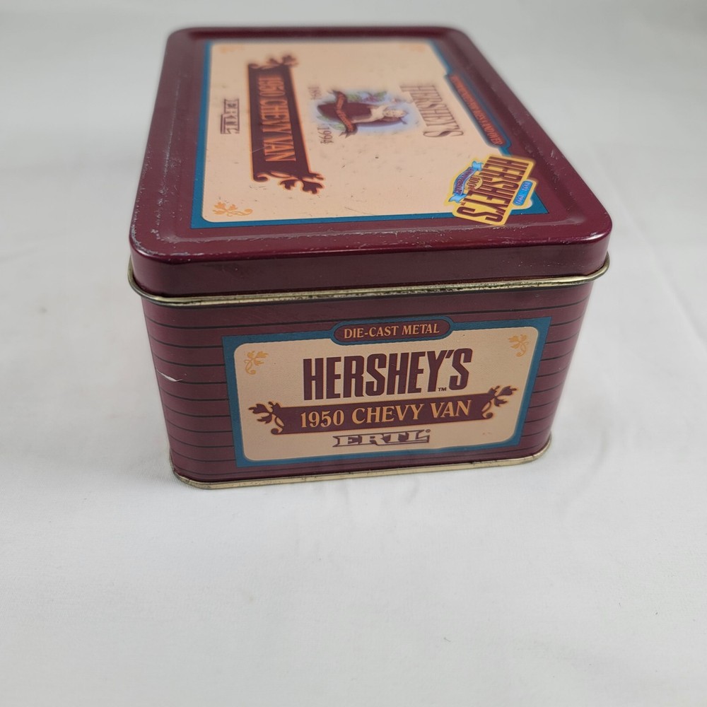 Hershey's Collectible Tin 1950 Chevy Van - Empty Tin Vintage