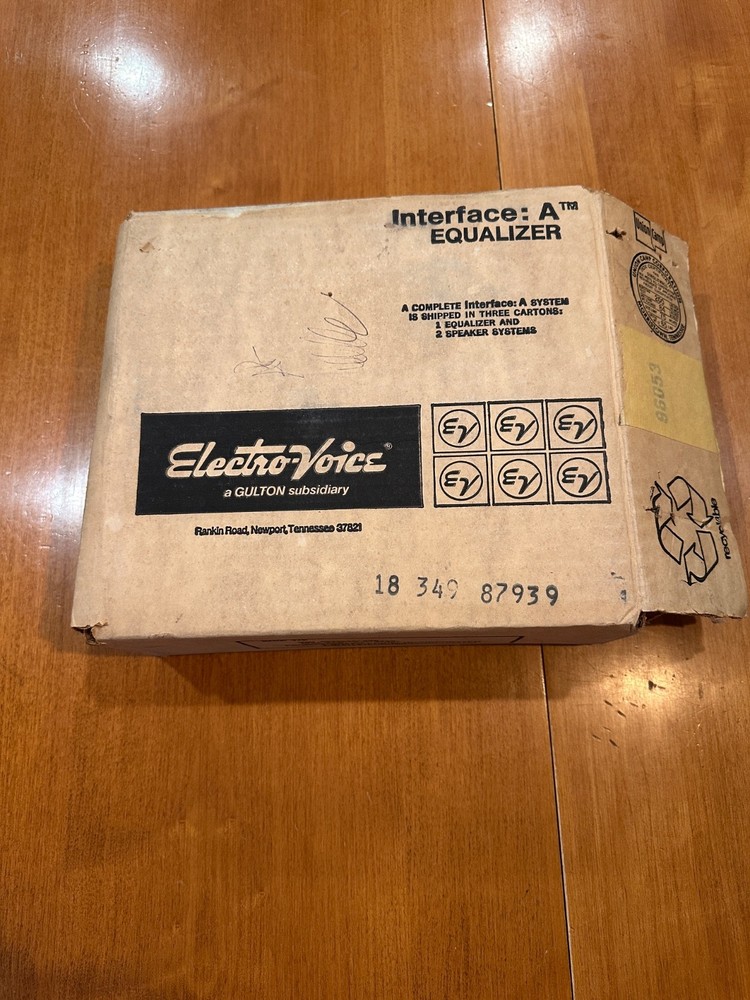 Vintage Electro-Voice Interface A Equalizer