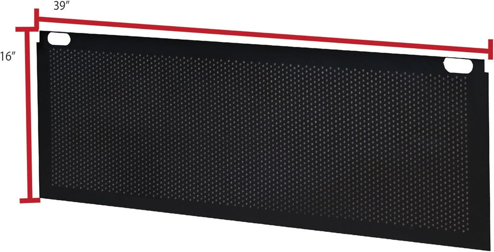 Black Fusion Modesty Panel for 42" Desk