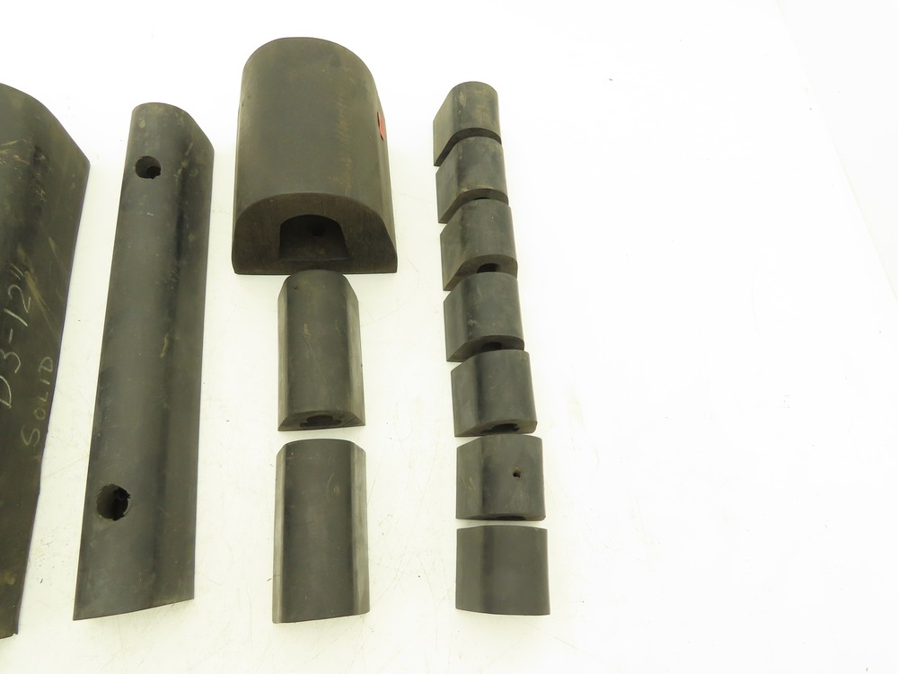 Rubber Loading Dock Bumper Hollow Solid Mixed Size Lot of 17 *READ*