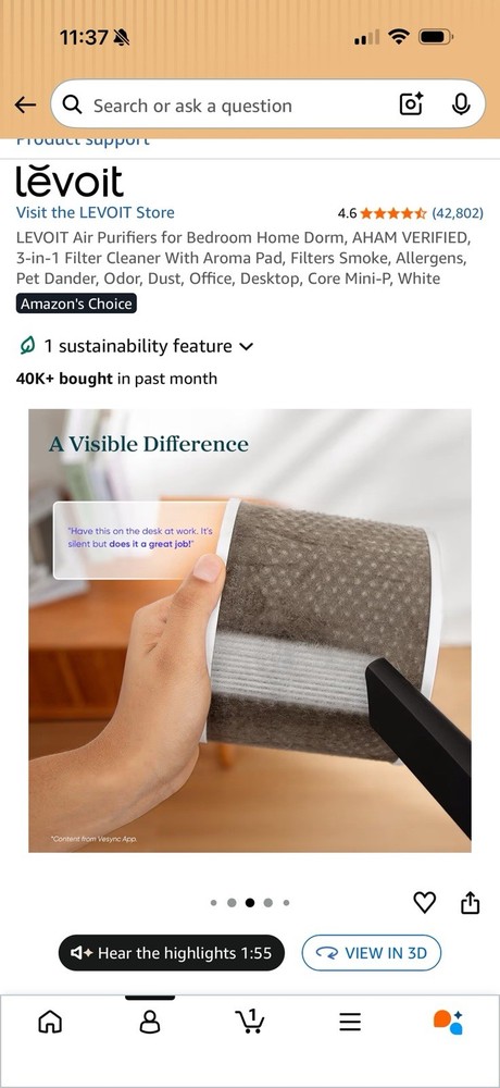 Levoit Core300 White