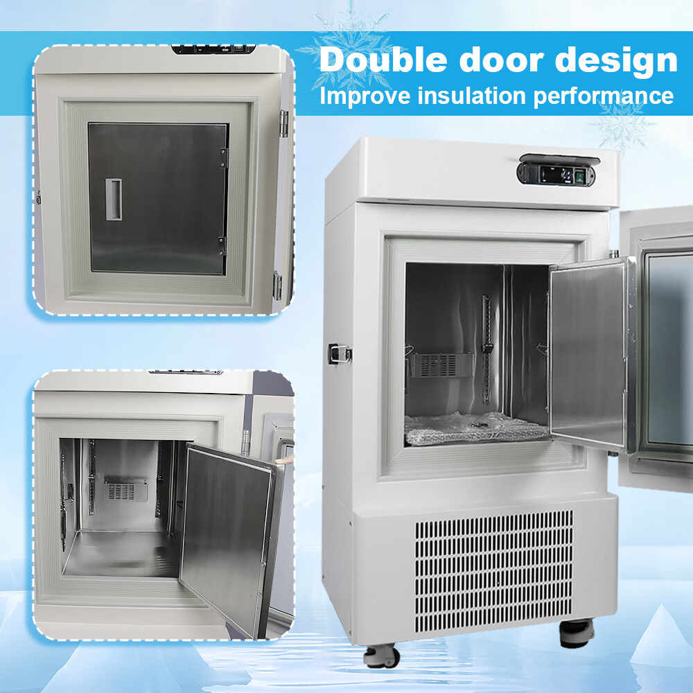 Lab -86°C Vertical 58L Ultra Low Temperature Freezer Refrigerator for Samples