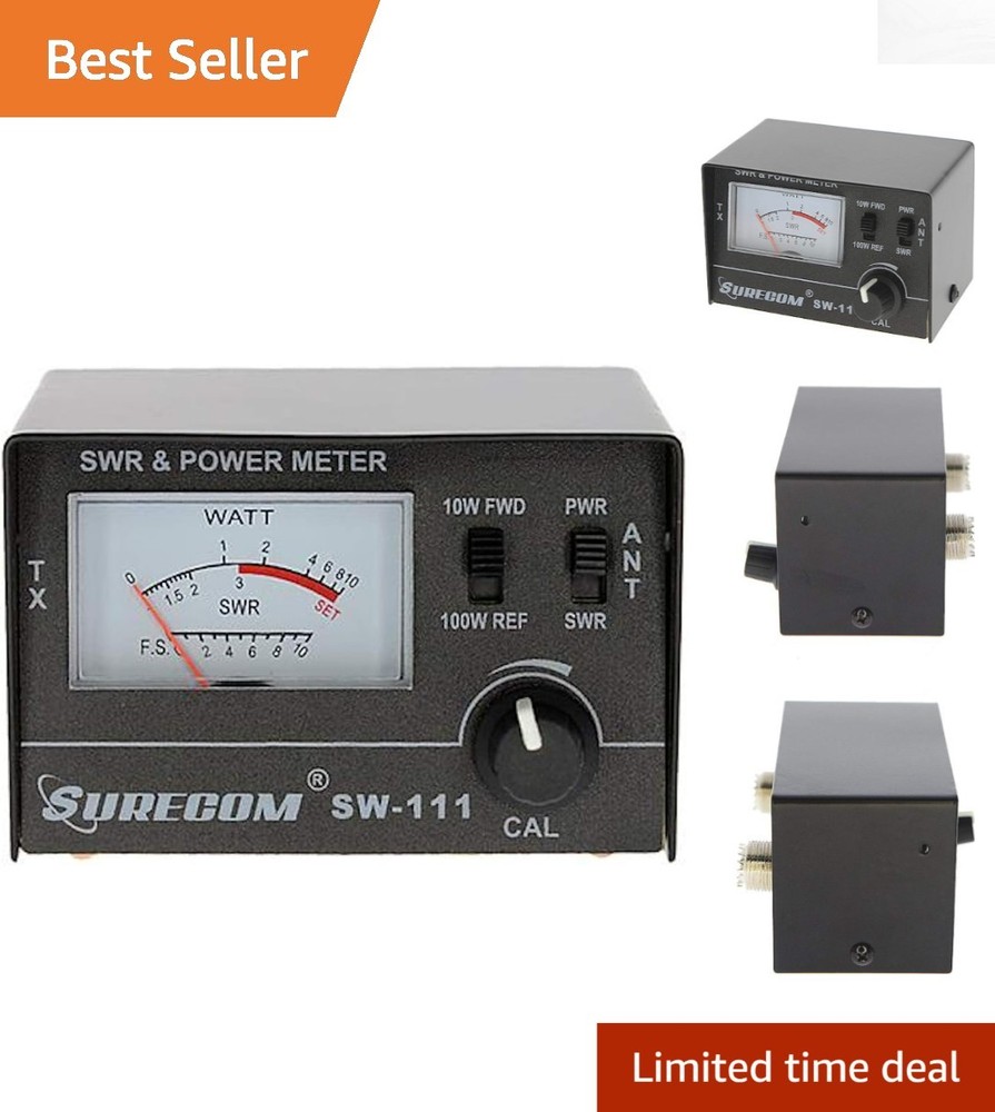 SWR & Power Meter (SW-111) for Maximum 27MHz CB Frequency Accuracy