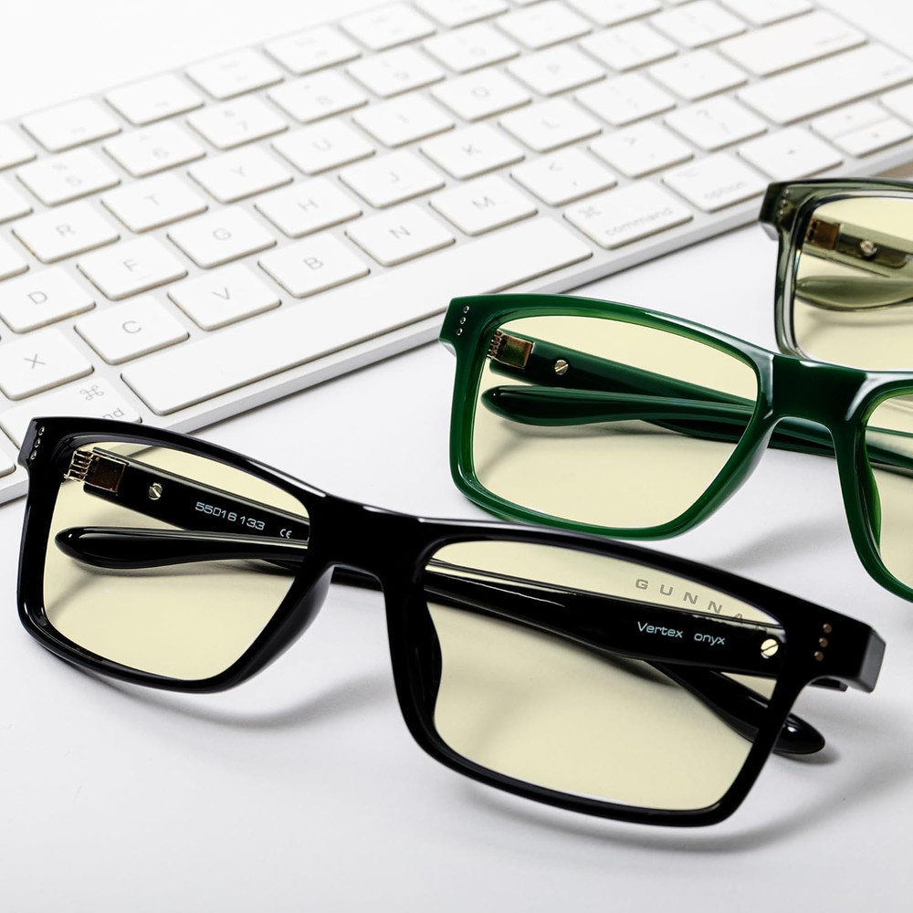 - Premium Gaming and Computer Glasses - Blocks 35-98% Blue Light - Vertex