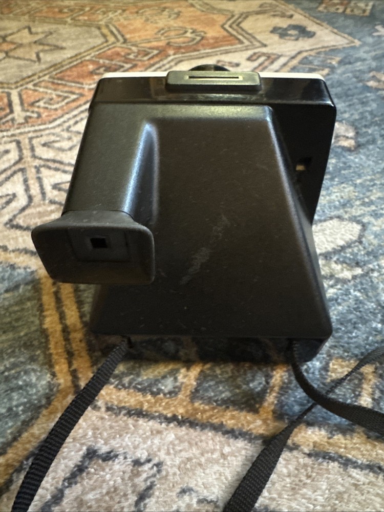 Polaroid OneStep White Rainbow Vintage Camera with Strap