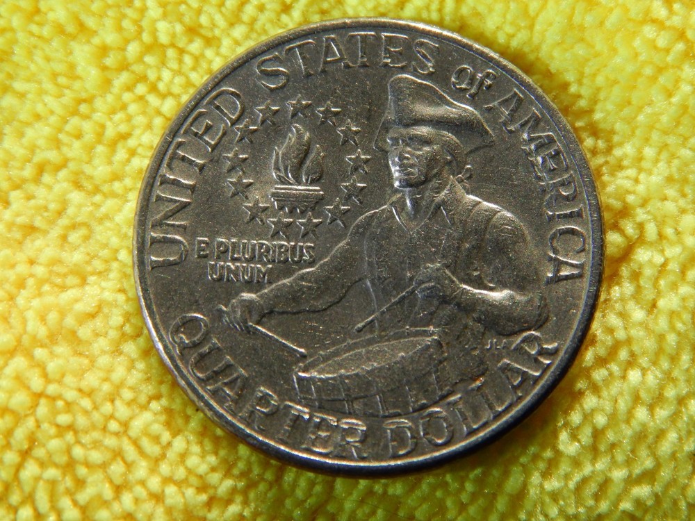 Bicentennial Quarter D Mint , Multiple Mint Errors Reverse and Obverse Errors