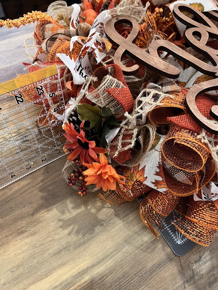 fall deco mesh wreath