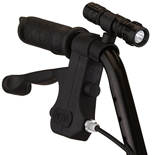 NOVA Flashlight for Canes, Walkers, Rollators, Strollers and Bikes, Comes with