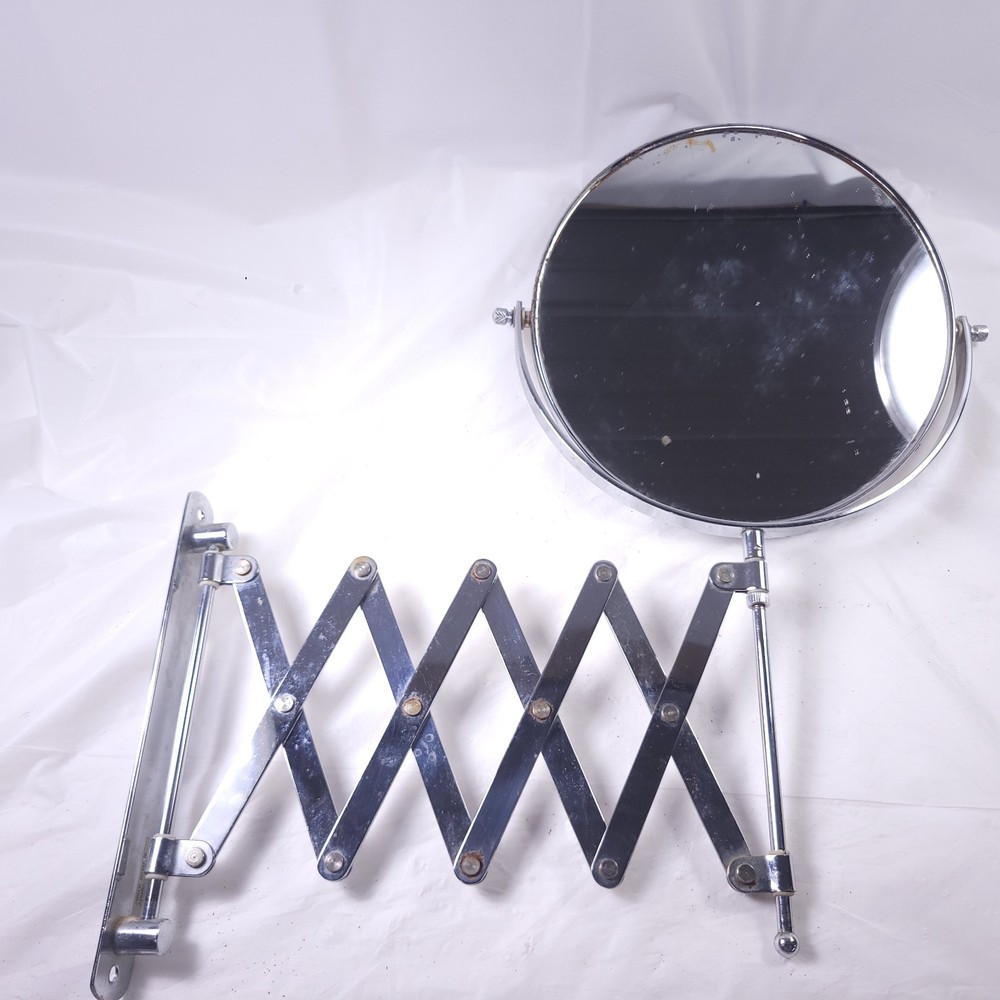 Jerdon Stainless Steel Expandable Wall Mirror