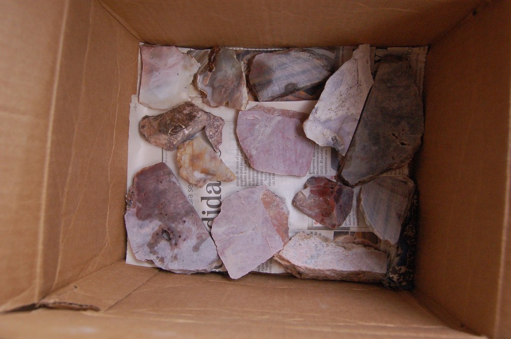 Miscellaneous Jasper, Agate, Calcite Onyx Slabs End Cuts Ect.