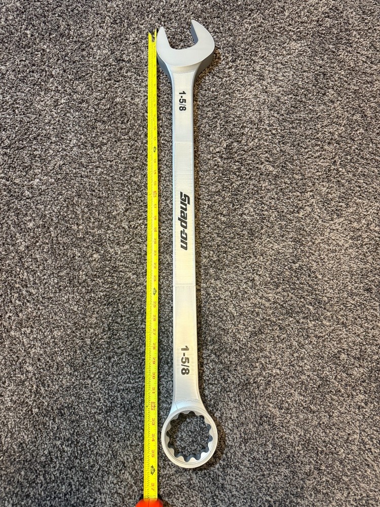 3D Printed Extra-Large Snap-On Wrench (Wall Mount) Inspired