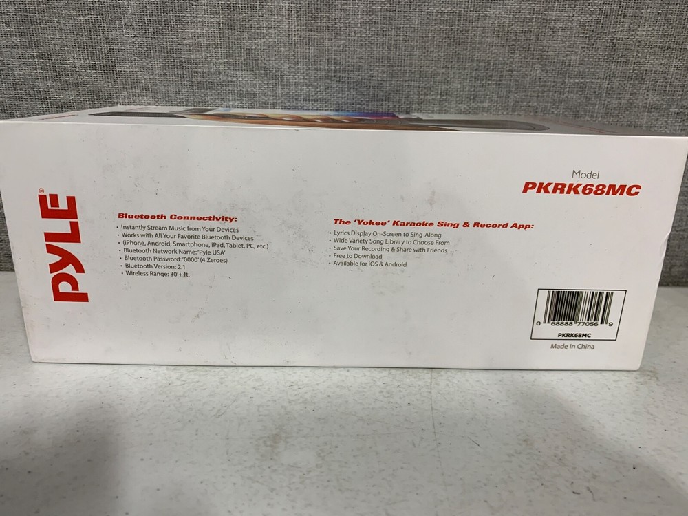 Pyle PKRK68MC Wireless Handheld Bluetooth Karaoke Microphone Player