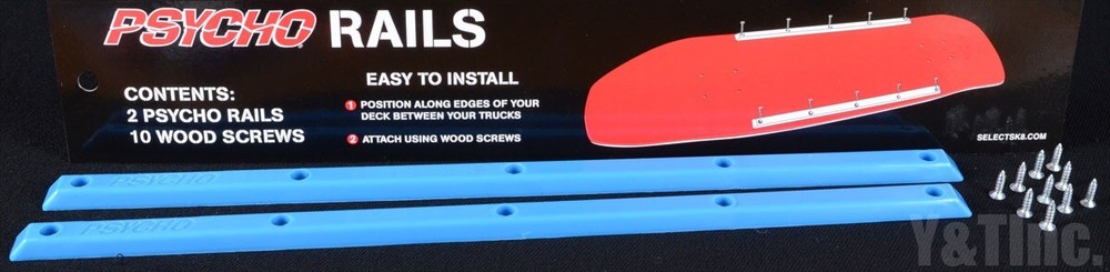 Vision Psycho Brand 14.5" Skateboard Rails BLUE