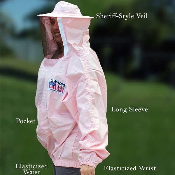 Pink Beekeeper Pullover Jacket - Extra Large, Stylish & Protective