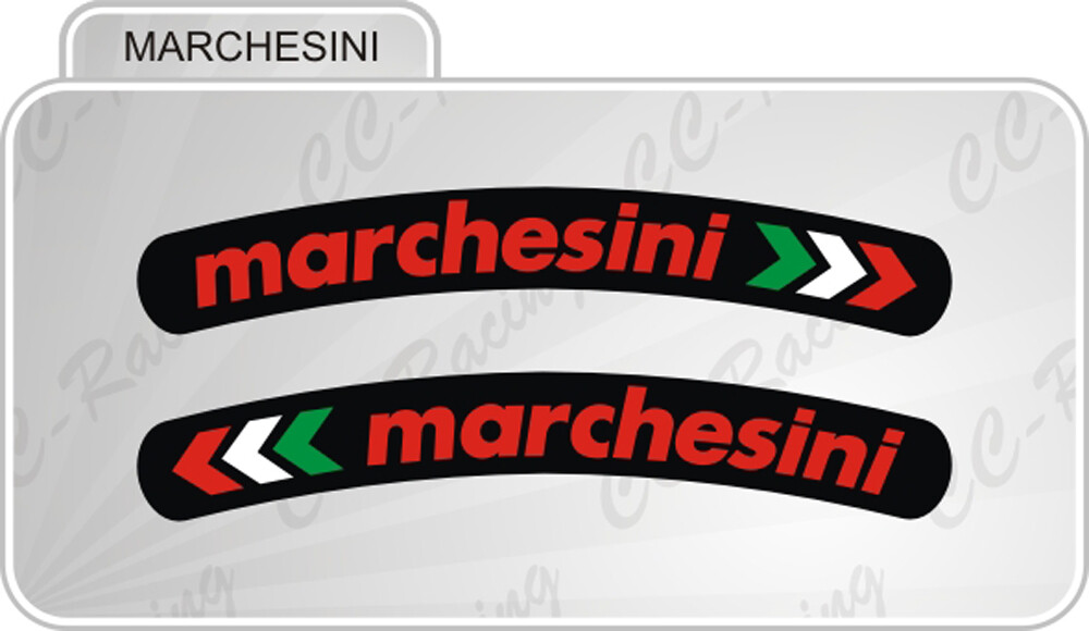 Adhesives Rim Marchesini Black Red