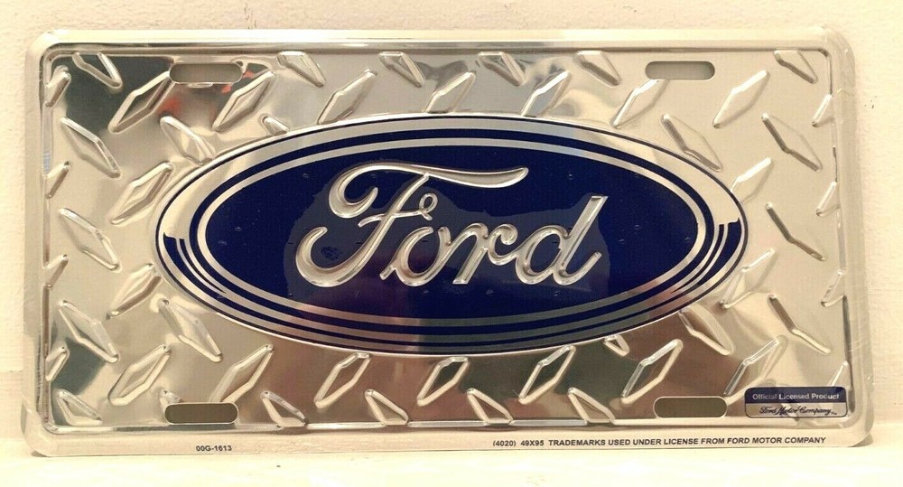 Ford License Plate NOS in plastic