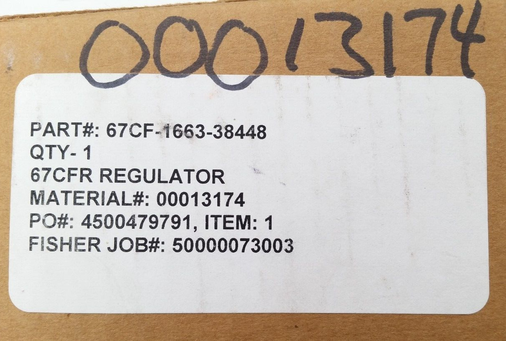Fisher 67CF-1663-38448 Air Filter Regulator