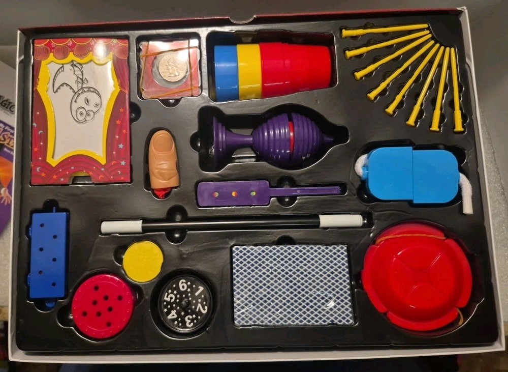 My First Magic Stand-Magic Tricks-2 Drawer Performance table- Open Box