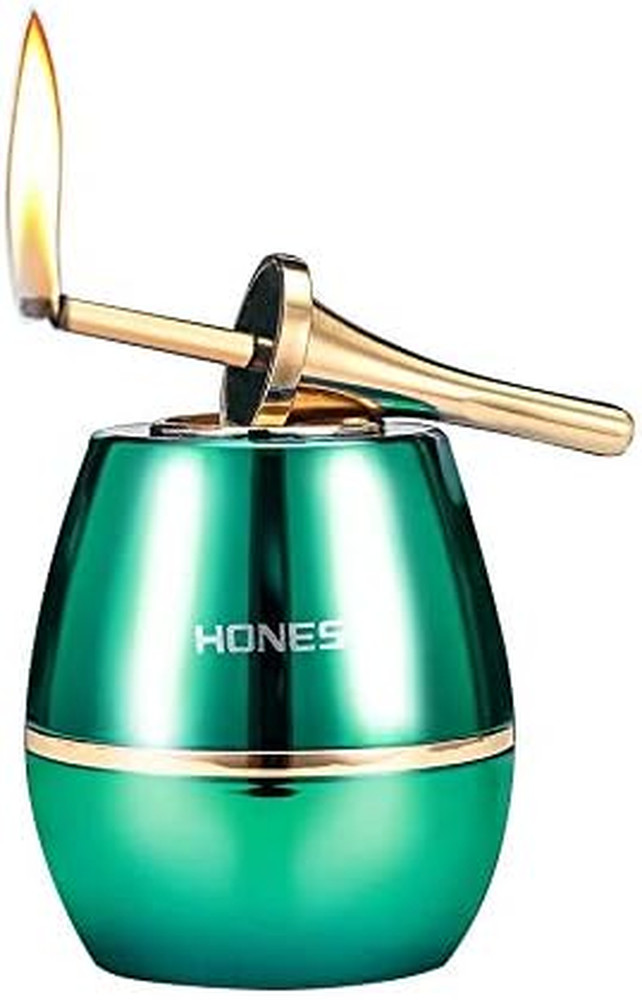 Permanent Match Forever Lighter, Matchstick Fire Starter No Oil (Green)