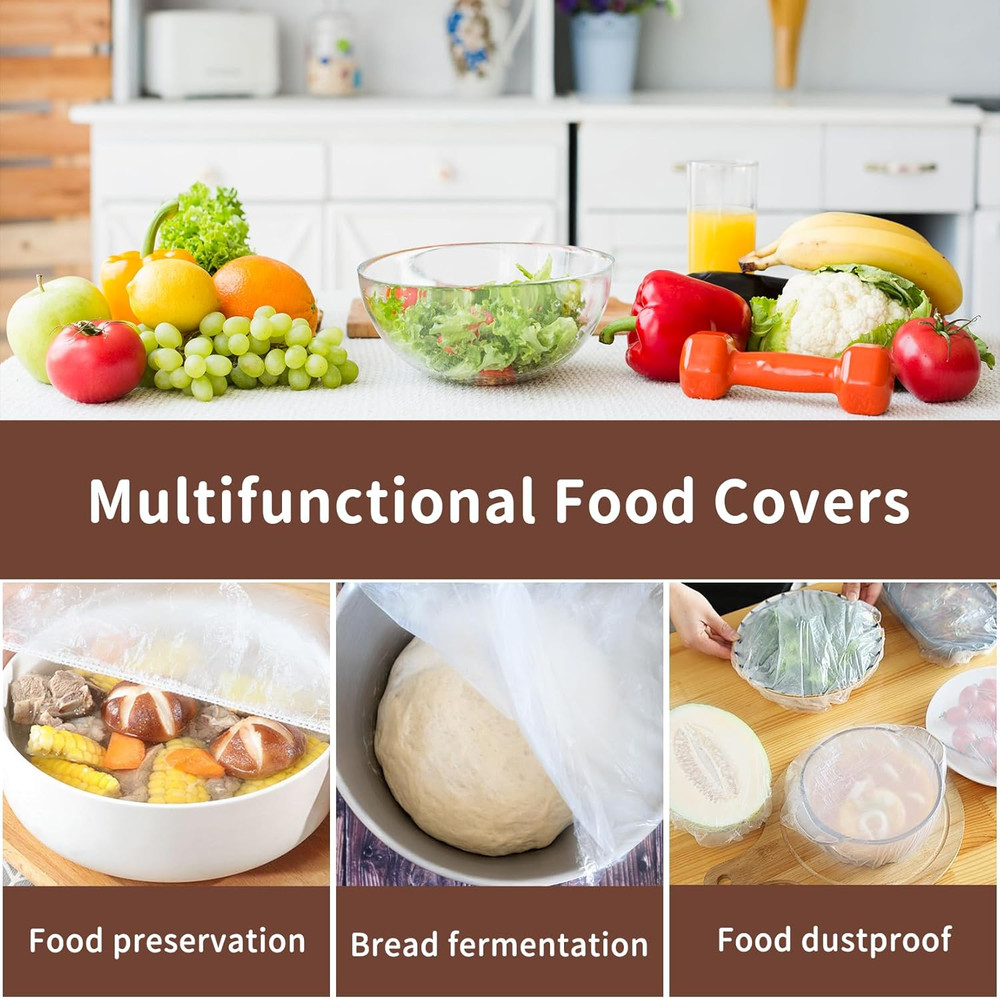 Reusable Elastic Bowl Covers for Bread Proofing - 2 Pack