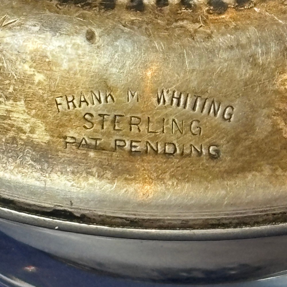 Frank M. Whiting Sterling Silver Hy-Glo Table Lighter