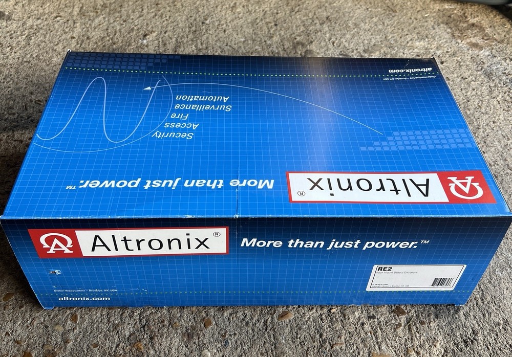 Altronix RE2 Rack Mount Battery Enclosure