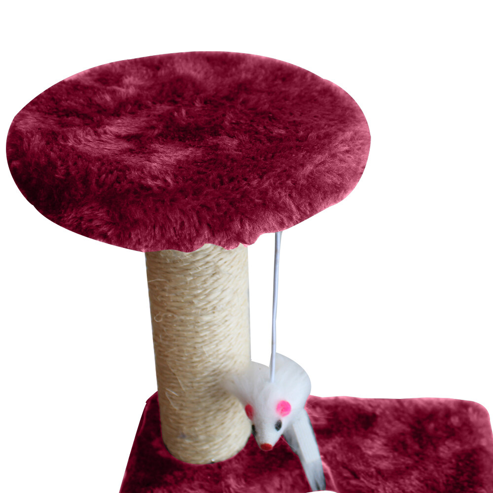 Cat Tree Condo Tower Activity Center 2-Level Sisal Scratching Post Condo Perches