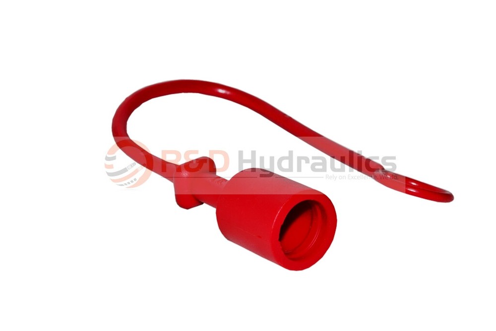 Hydraulic Quick Coupler | ISO 7241-1 B | 1/4" NPT | Set W/ Cap & Plug | 2 Pack