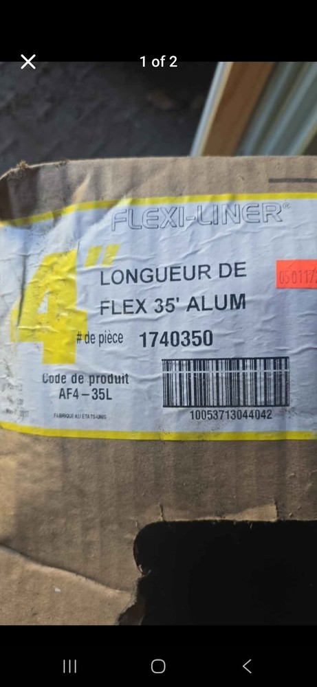 4" Direct vent Liner Kit