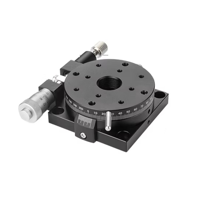 R-axis Manual Rotation Slide Table Indexing Table with 360-Degree Displacement
