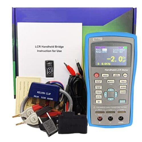 Handheld LCR Meter Portable Capacitance Tester Electrolytic Tester