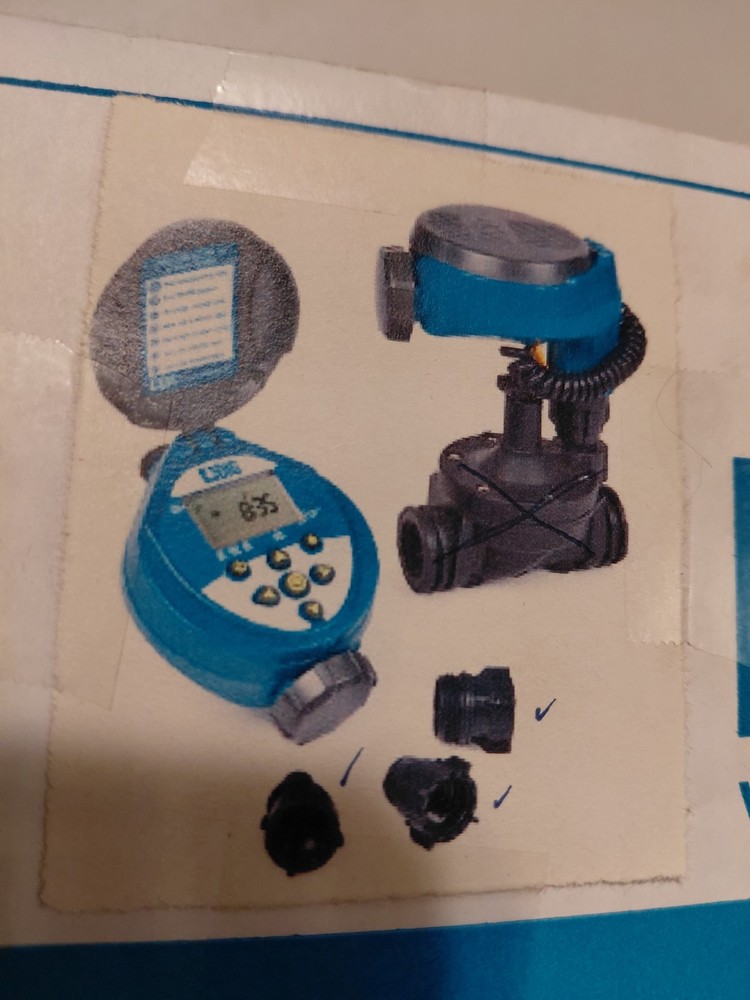 Dig 400A-000 Battery Powered Irrigation Controller With Solenoid & Adapters