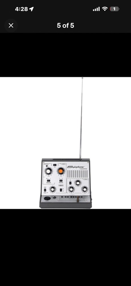 Stylophone Theremin Portable Touch Sensitive Synthesizer