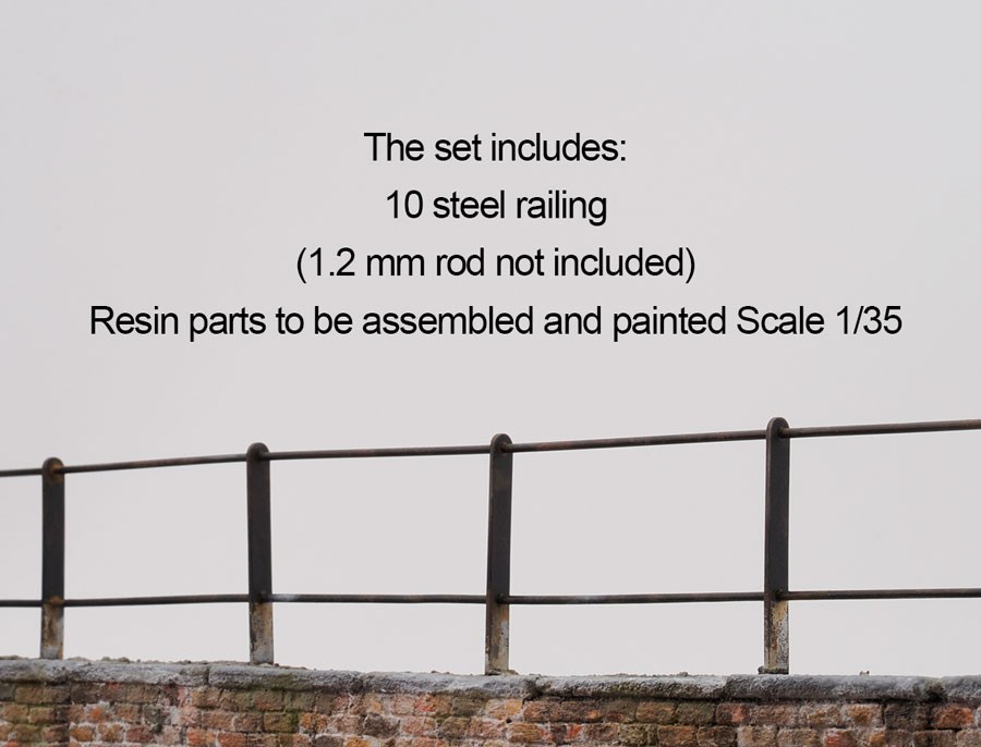 HD 1/35 Steel Railing