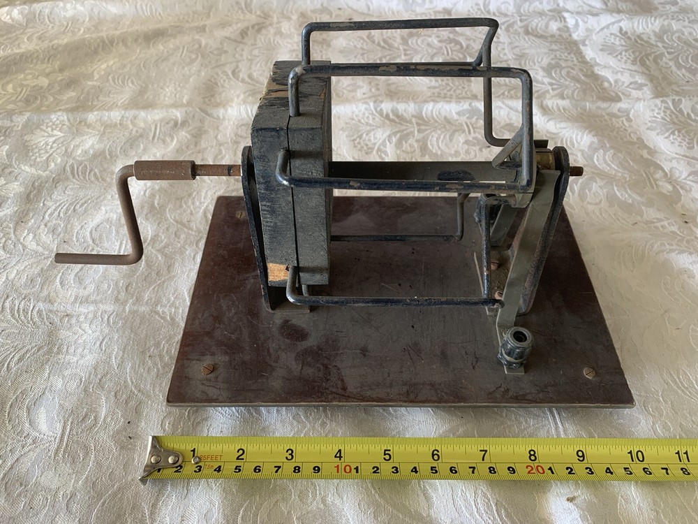 Vintage Czechia Trade School Training Model - Coil Winder