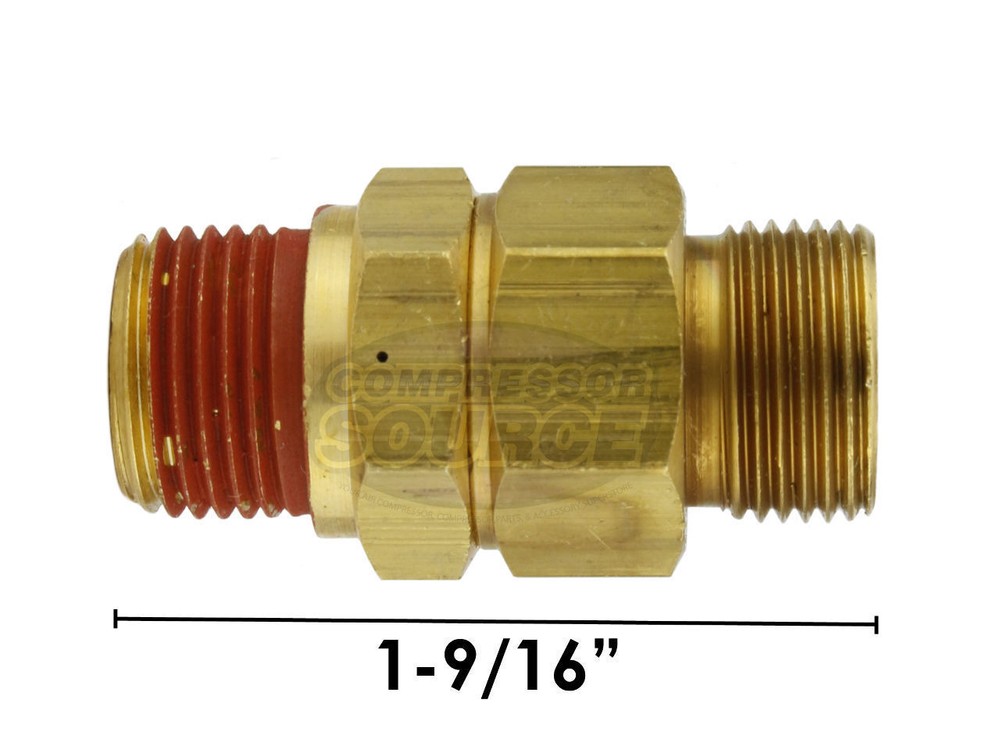 CA-6 Load Genie Brass Air Compressor 1/4" x 3/8" Self Unloading Check Valve New