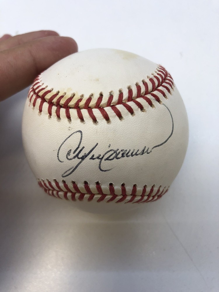 Andre Dawson Cubs Autographed Baseball JSA Authenticated