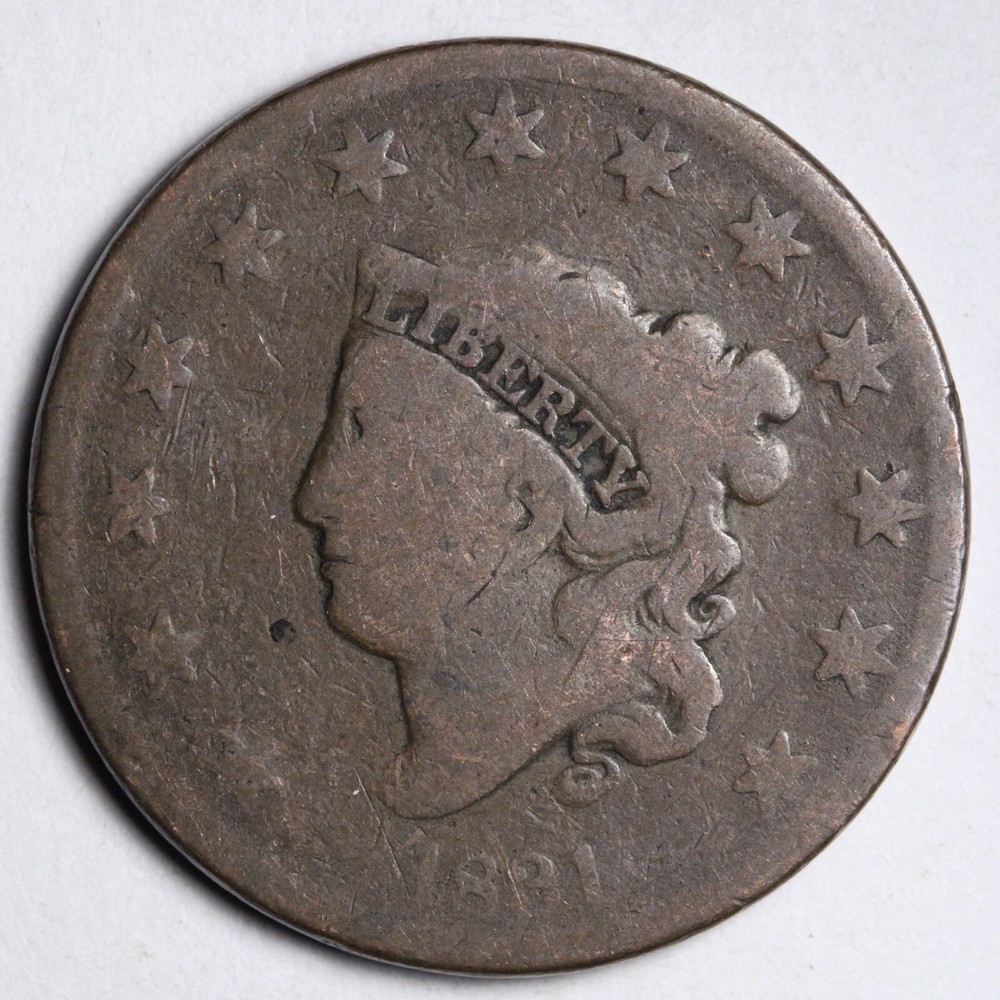 1831 Coronet Head Large Cent CHOICE GOOD+ E124 ACH