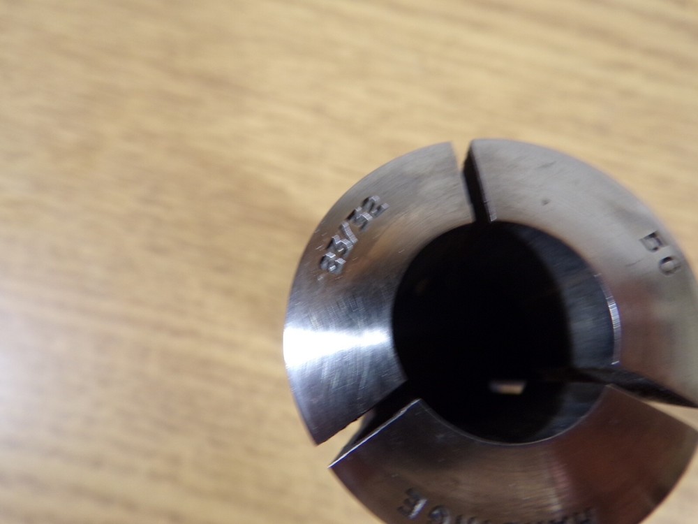 Hardinge 5C Round Smooth Collet, 23/32", Internal Thread
