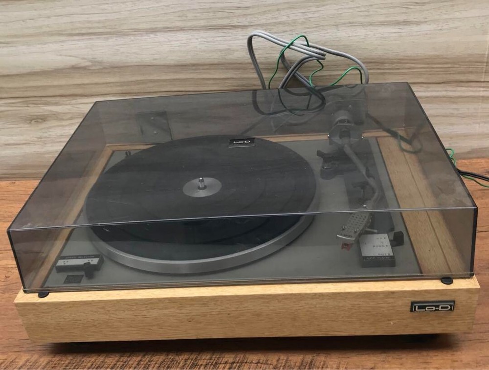 Hitachi Lo-D Record Player Turntable PS-10 Working Condition Used