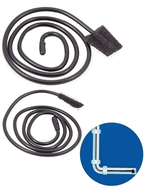 Turbo Cleaner Sink Snake Dredger Unclog Drain Hair Fixed Brush Removal Tool