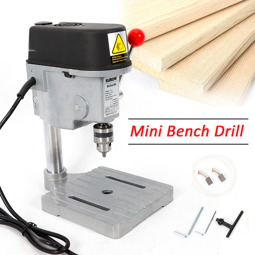 Portable Drill Press Electric Mini Drill Press Bench Small Benchtop Drill Press