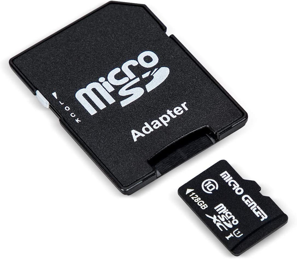 Micro Center 128GB Class 10 Microsdxc Flash Memory Card with Adapter for Mobile