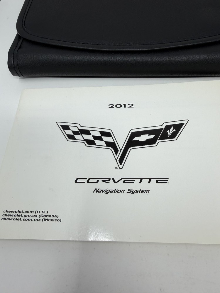 2012 Chevrolet Corvette Owners Manual OEM Complete Set