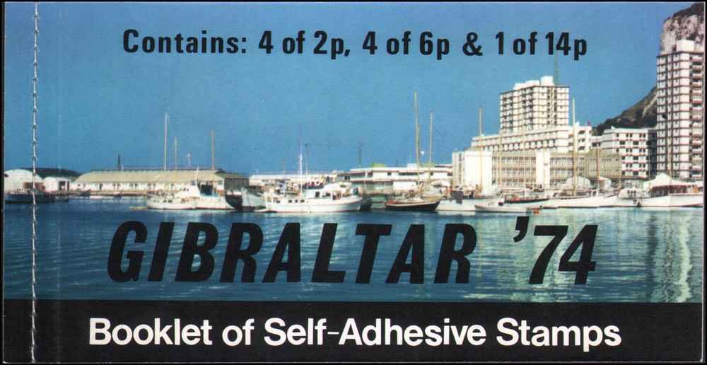 Gibraltar #307-309a MNH complete booklet