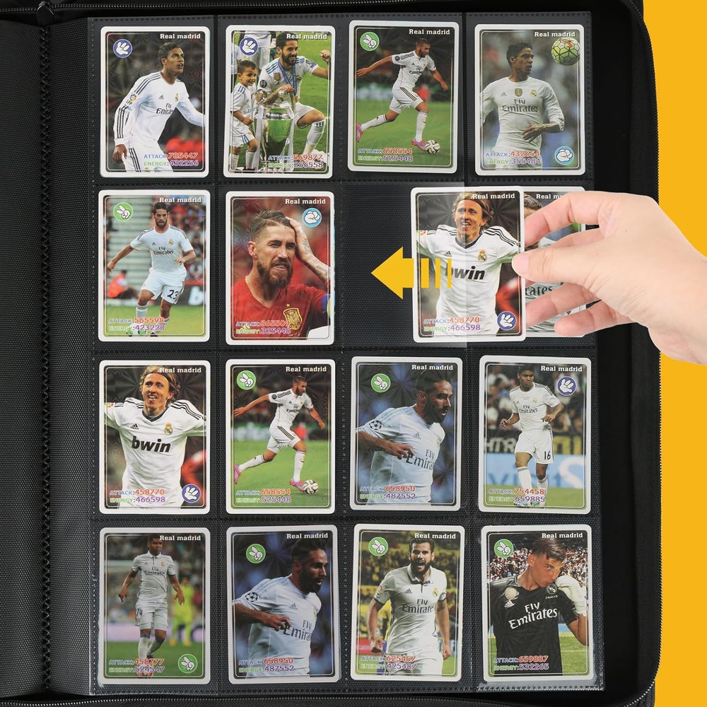 Premium Ringless Trading Card Binder - 1024 Capacity, 16 Side-Loading Pockets...