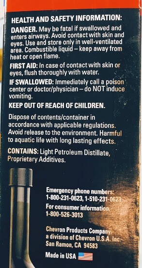 2PACK Chevron Techron CONCENTRATE PLUS complete Fuel System Cleaner 2/ 20 OZ.