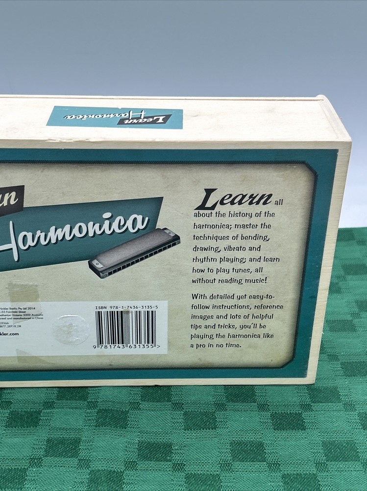 Learn Harmonica Learning Kit Retro Wooden Box 2014 Genuine Quality